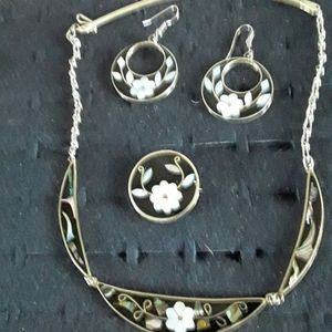 Abolony Shell , Mother of  pearl inlay